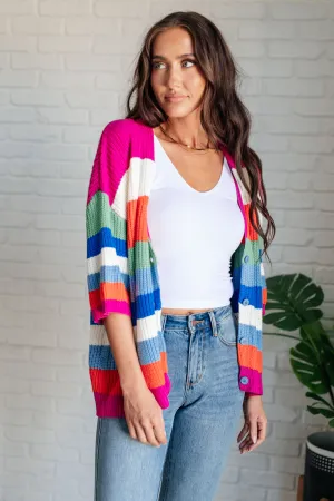 Bold Flirt Button Down Cardigan by BiBi